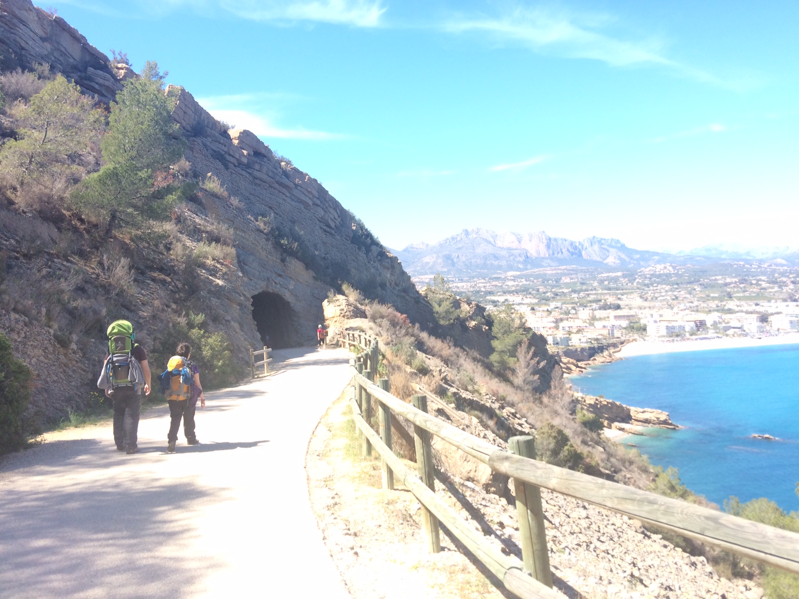 Cala al final de la ruta del Faro de Albir (Alicante)