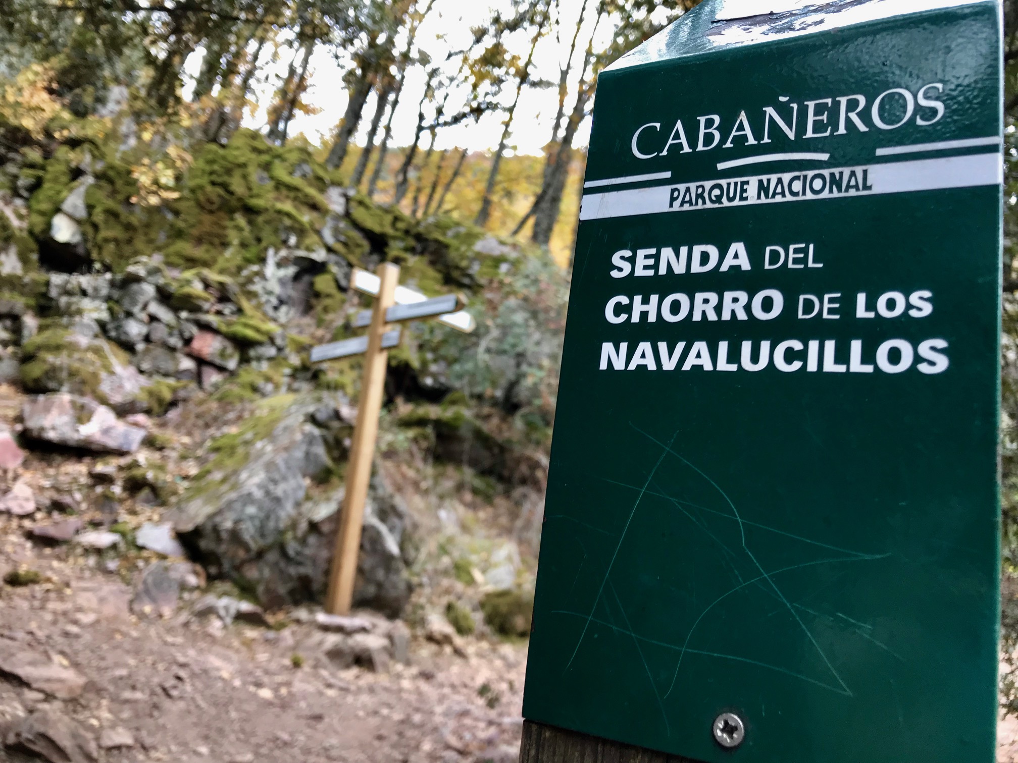 Ruta del chorro en el parque Nacional de Cabañeros