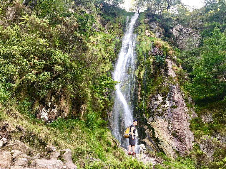 Ruta a la cascada de Taballón de Mongallú. Parque natural de redes (Asturias)